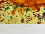 JOHN OLSEN "Paella Marinara" Signed, Limited Edition Digital Print 75cm x 82cm