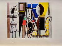 PABLO PICASSO "Art Painter and Model" Limited Edition Colour Giclee