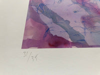 JOHN OLSEN "Desert Sea VII" Signed, Limited Edition Digital Print 94cm x 71cm
