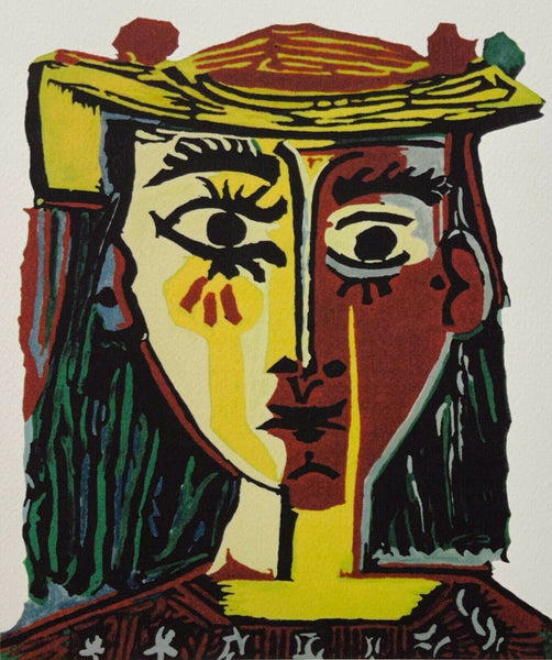 PABLO PICASSO "Bust of a Woman" Limited Edition Colour Giclee