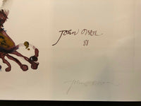 JOHN OLSEN "Monkey" Signed, Limited Edition Digital Print 75cm x 100cm