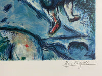 MARC CHAGALL "Lovers Over Paris" Limited Edition Colour Lithograph