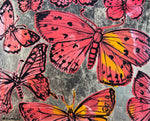 DAVID BROMLEY "Butterflies" Signed Limited Edition Print 56cm x 70cm
