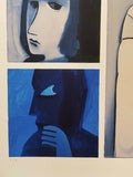 CHARLES BLACKMAN "Divided Painting" LARGE Signed Limited Edition Print 98 x 92cm