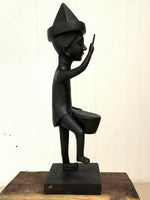 CHARLES BLACKMAN "Drummer Boy" Limited Edition Bronze Cast Sculpture H50cm x W40cm