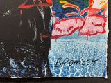 DAVID BROMLEY "Boy, Dog & Bunny" Signed Limited Edition Print, 80cm x 100cm
