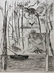 ARTHUR BOYD "His Heart Went Out" Signed, Limited Edition Etching 66cm x 50cm