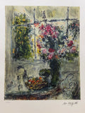 MARC CHAGALL "Still Life With Flowers" Limited Edition Colour Lithograph