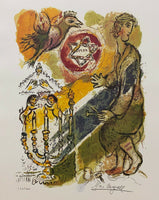 MARC CHAGALL "Exodus - Star of David" Limited Edition Colour Lithograph