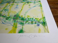 JOHN OLSEN "Tropical Lilypond Morning" Signed, Limited Edition Print 65cm x 65cm