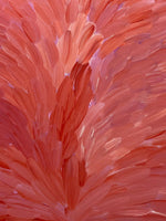 GLORIA PETYARRE "Bush Medicine Leaves" Signed, Acrylic on Canvas 119cm x 119cm