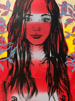 DAVID BROMLEY "Bella" Original, Polymer Painting on Canvas 150cm x 120cm