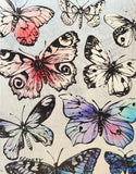 DAVID BROMLEY "Butterflies" Signed Limited Edition Print 90cm x 71cm
