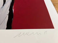 ADAM CULLEN "Growler - Burgundy" Signed, Limited Edition Print 90cm x 89cm